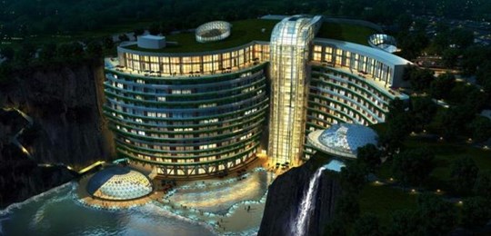 Khách sạn 5 sao dưới lòng đất đầu tiên trên thế giới ở Trung Quốc
